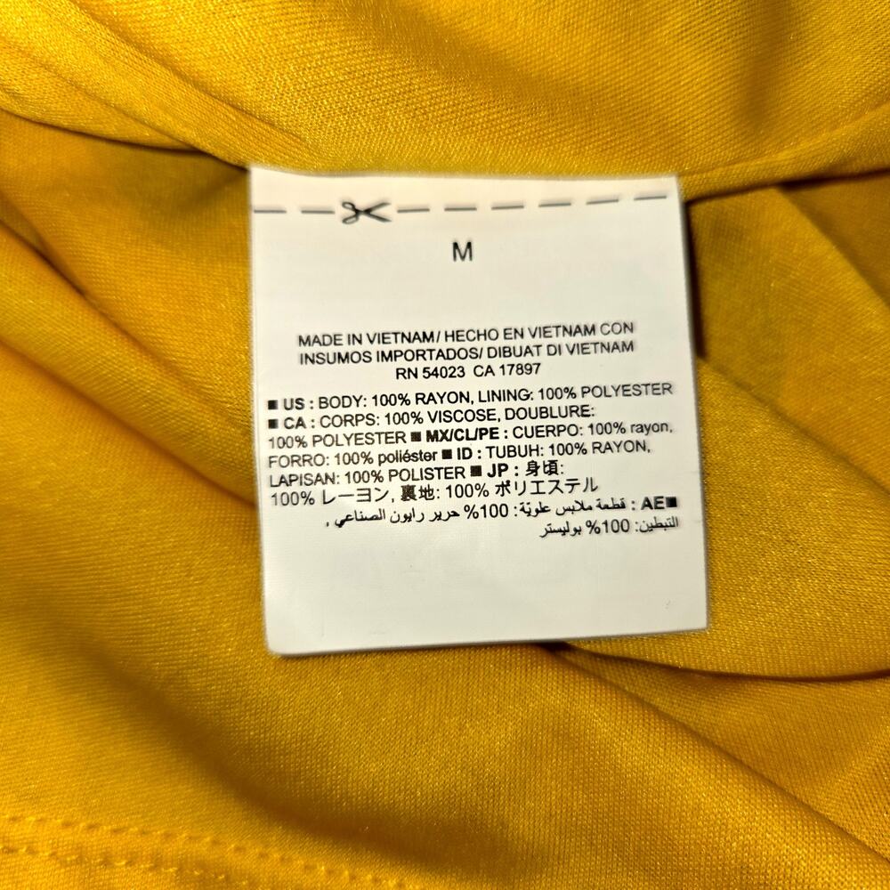 Old Navy Medium BOHO Yellow Women's Sleeveless Sun Dress Miss Size 8 10 M - Picture 5 of 7